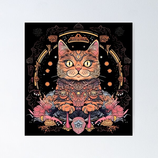 Item preview, Divine Cat  designed and sold by PyramidSchmear.