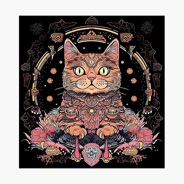 Item preview, Divine Cat  designed and sold by PyramidSchmear.