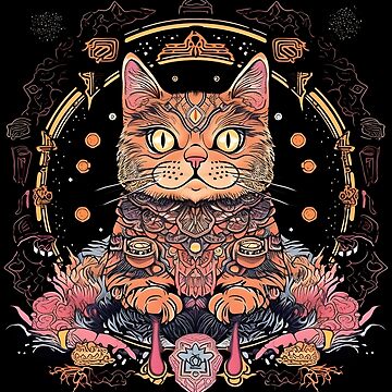 Artwork thumbnail, Divine Cat by PyramidSchmear
