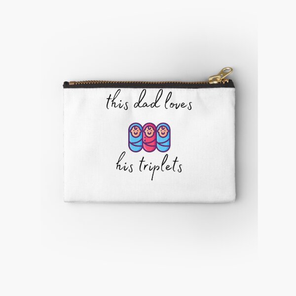Item preview, This Dad Loves his Triplets designed and sold by bohoprints.