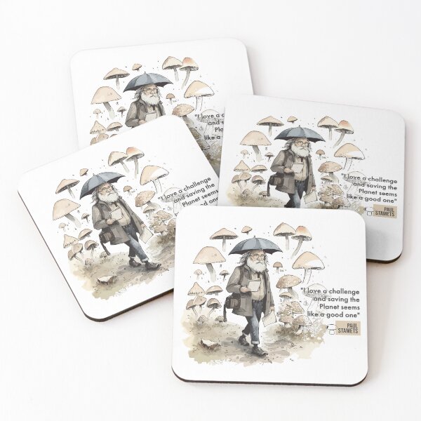 Item preview, Paul Stamets Quote | Mycologist's Mission | Paul Stamets Quote Inspiration designed and sold by mindexploration.