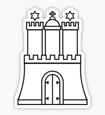 Hamburg Coat of Arms Sticker