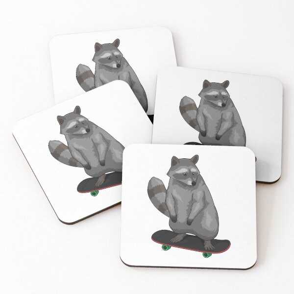 Item preview, Racoon Skater Skateboard designed and sold by Snabdesign84.