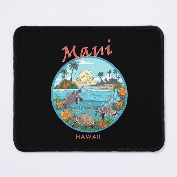 Item preview, Maui Hawaii and wild turtles designed and sold by TeePulseMania.