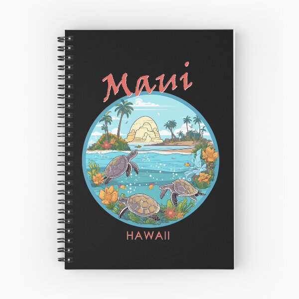 Item preview, Maui Hawaii and wild turtles designed and sold by TeePulseMania.