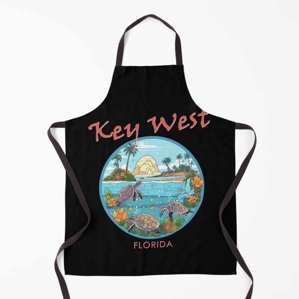 Item preview, Key West Florida with wild turtles designed and sold by TeePulseMania.