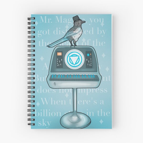Item preview, Mr Magpie designed and sold by Little Crows Trinkets.
