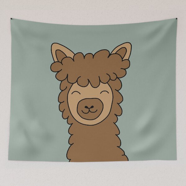 Item preview, Cute Cartoon Alpaca designed and sold by Scat the cat.