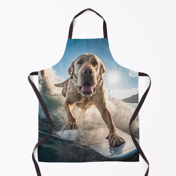 Item preview, Action photo of Labrador retriever surfing in the sea designed and sold by Tio-Tecun.