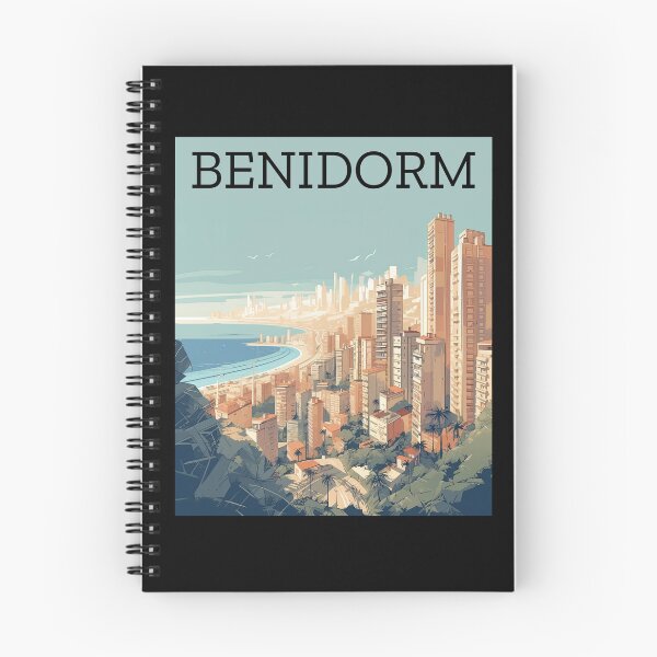 Item preview, Benidorm Spain with a view from the top designed and sold by TeePulseMania.