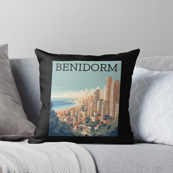 Item preview, Benidorm Spain with a view from the top designed and sold by TeePulseMania.
