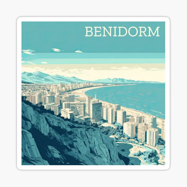 Item preview, Benidorm View to the beach designed and sold by TeePulseMania.