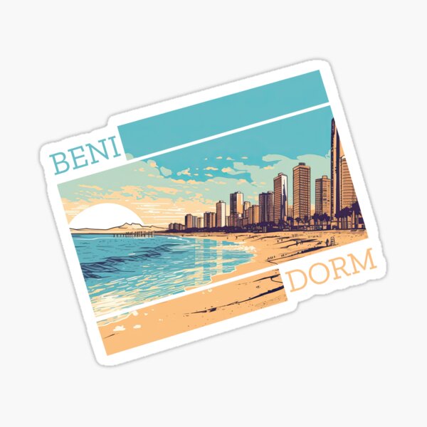 Item preview, Benidorm design of the beach coast designed and sold by TeePulseMania.