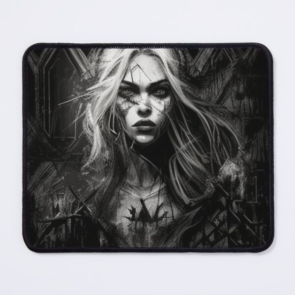 Item preview, Gothic woman with piercing gaze designed and sold by Nickyvb.