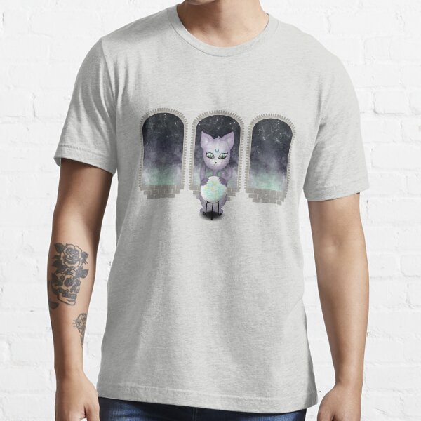 Mystic Miku | Crystal Ball & Zodiac | Light Grey Essential T-Shirt
