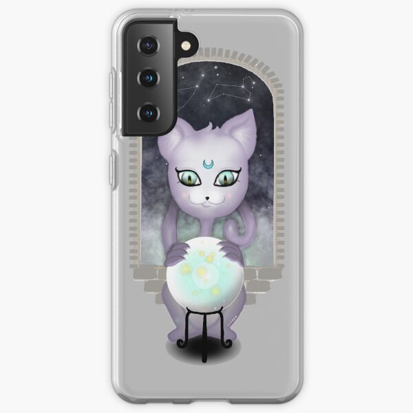 Mystic Miku | Crystal Ball & Zodiac | Light Grey Samsung Galaxy Soft Case