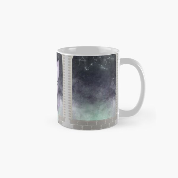 Mystic Miku | Crystal Ball & Zodiac | Light Grey Classic Mug