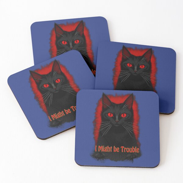 Item preview, Trouble's Brewing, Witches Young Cat print.  designed and sold by leyfinder.