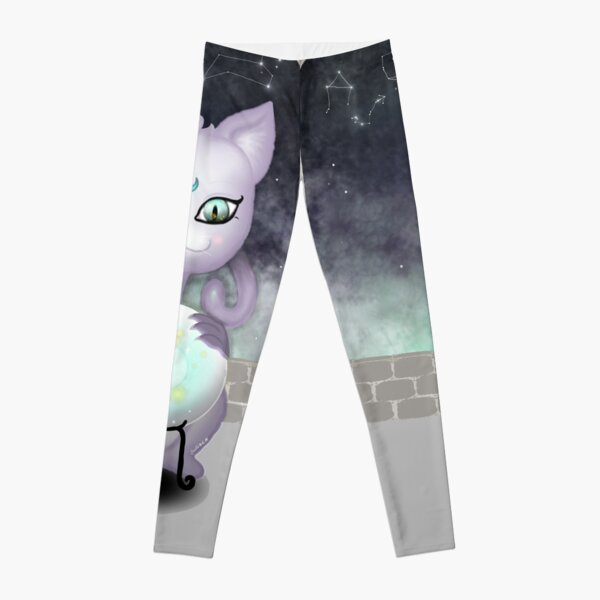 Mystic Miku | Crystal Ball & Zodiac | Light Grey Leggings