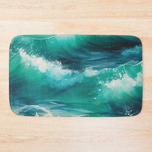 Item preview, Olas oceánicas azules designed and sold by Mike Notis.