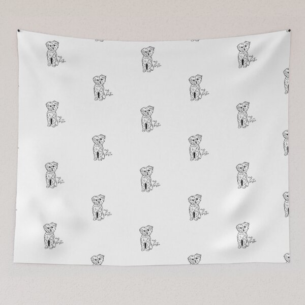 Item preview, My Bestie Morkie Dog Drawing designed and sold by CarleLS.