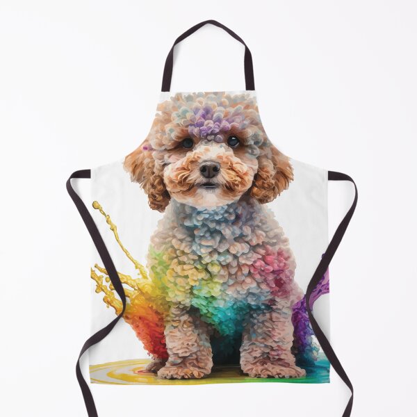 Artikelvorschau, Ein niedlicher sitzender Cavapoo-Welpe - Tiere in lebendigen Farben entworfen und verkauft von GVRDesign.