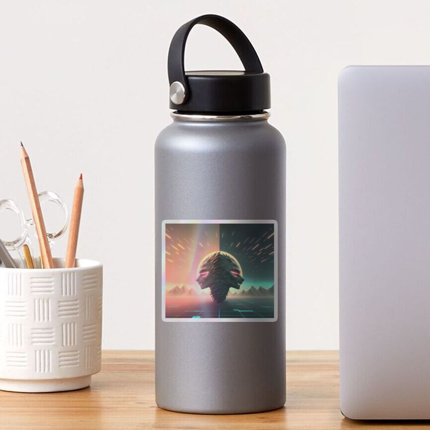Item preview, Holographic Sticker designed and sold by NeonPomegranate.