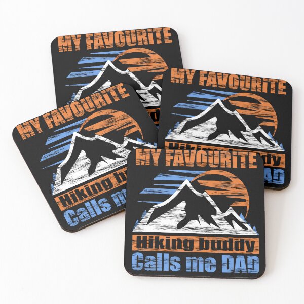 Item preview, My favourite hiking buddy calls me dad father designed and sold by SoulTrekking.