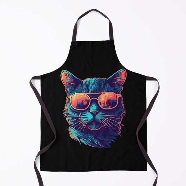 Item preview, Vaporwave Cat with Glasses designed and sold by LukeAiWalker.
