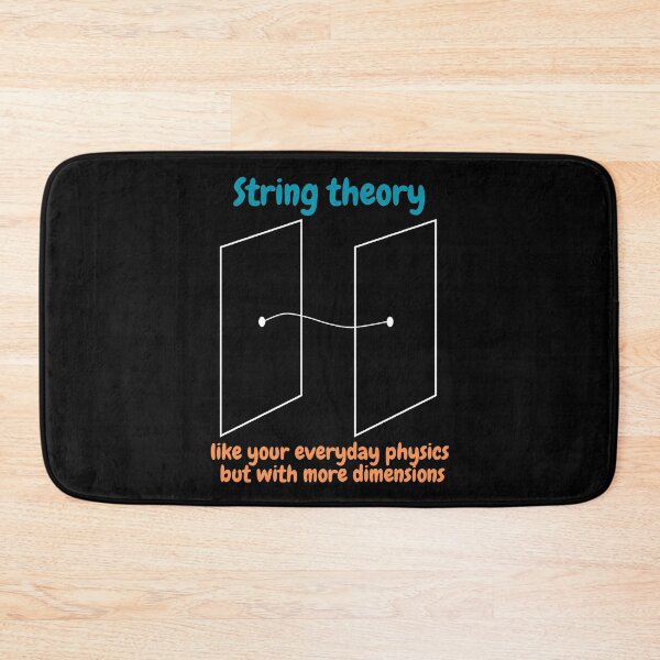 Item preview, string theory, like your everyday physics but with more dimensions, funny physics designed and sold by NoetherSym.