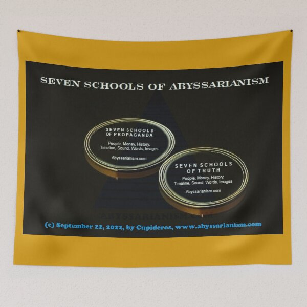 Item preview, Abyssarianism Seven Schools of Truth, Seven Schools of Propaganda designed and sold by Cupideros.