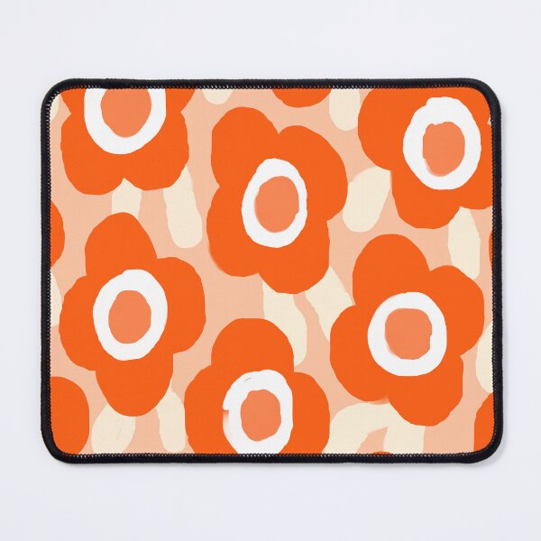 Item preview, Vivid Dutch Flowers Field in Orange and Peach designed and sold by Deutschic.