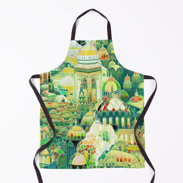 Artikelvorschau, Buntglas, Stadt, Tag, magisch, grün entworfen und verkauft von Maria Mihailova.