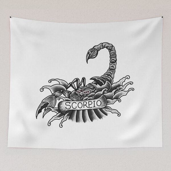 Item preview, Scorpio Symbol Art Print designed and sold by SantosAbriles.