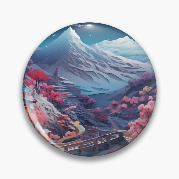 Artikelvorschau, The most rural Japan in a beautiful full moon landscape entworfen und verkauft von SingularityGeek.