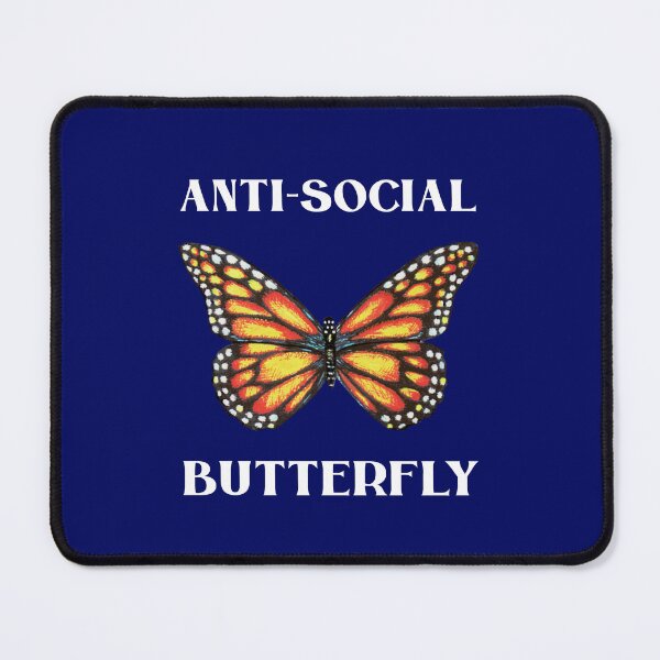 Item preview, Funny Anti-Social Butterfly Introvert designed and sold by StudioTina.