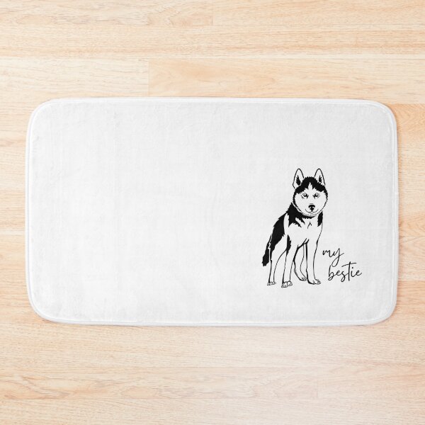 Item preview, My Bestie Siberian Husky Dog Drawing designed and sold by CarleLS.