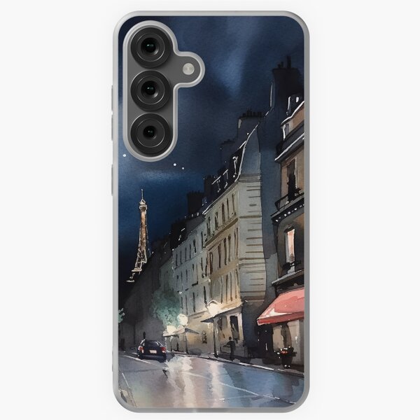 Item preview, Paris watercolor painting art designed and sold by Simone Davino.