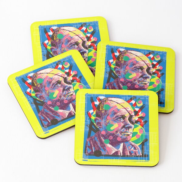 Item preview, Portrait of Moshe Dayan - Artistic and modern painting designed and sold by GreissDesign.