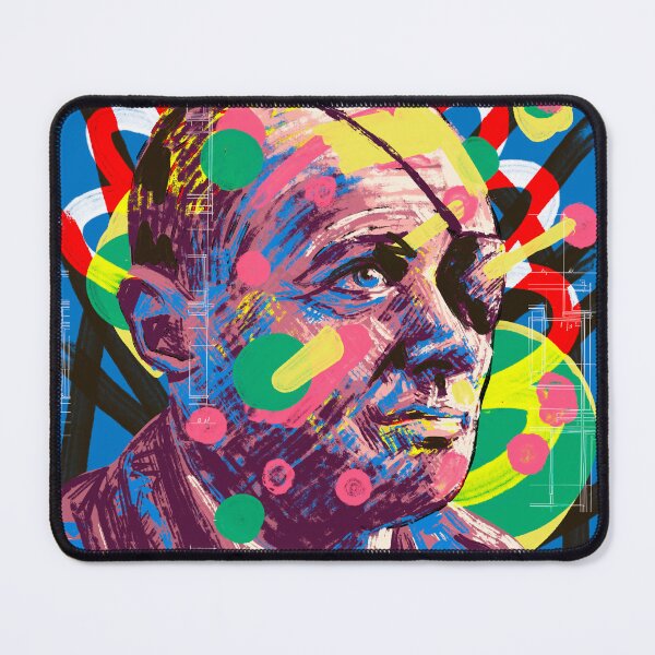 Item preview, Portrait of Moshe Dayan - Artistic and modern painting designed and sold by GreissDesign.