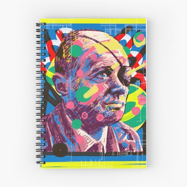 Item preview, Portrait of Moshe Dayan - Artistic and modern painting designed and sold by GreissDesign.