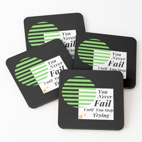 Item preview, You Never Fail Until You Stop Trying designed and sold by Diverseideas.