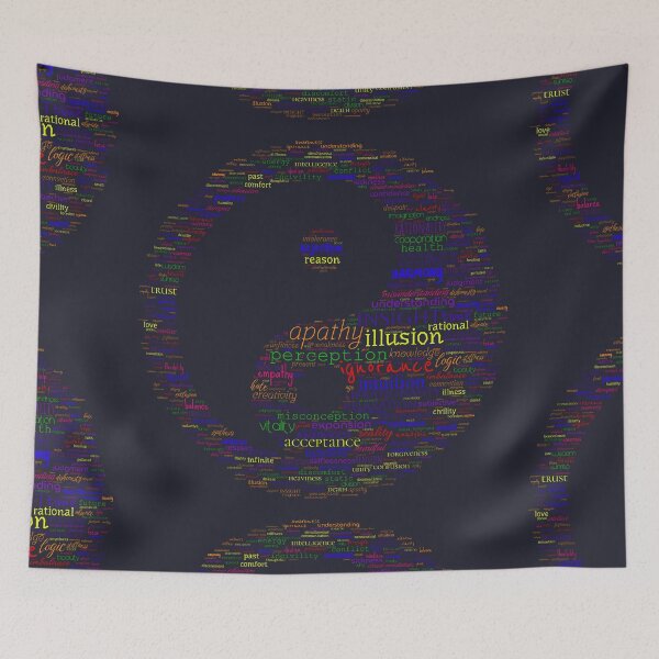 Item preview, "Yin and Yang Symbol" edition of "Realist Dreams Awareness" Word Dualities designed and sold by RealistDreams.