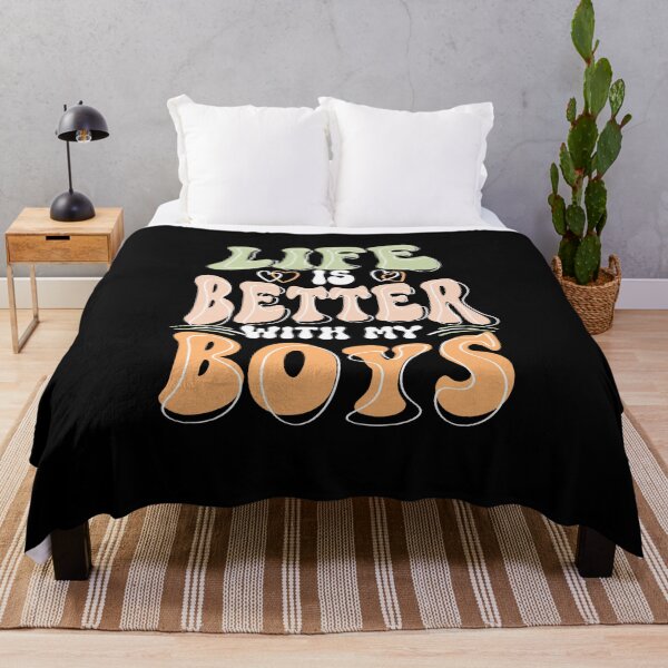Item preview, Life is Better With My Boys, Mom Quote, Mother's Day Gift designed and sold by orangeblue21.