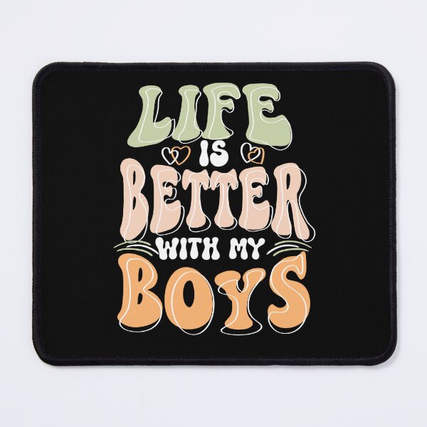 Item preview, Life is Better With My Boys, Mom Quote, Mother's Day Gift designed and sold by orangeblue21.