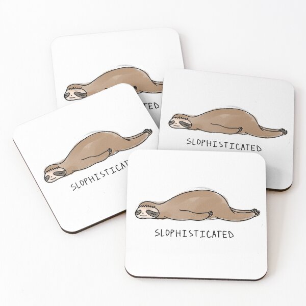 Item preview, Sloth- "SLOPHISTICATED" designed and sold by WhimsyMarket.