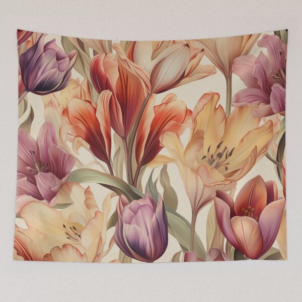 Artikelvorschau, Landschaftliche Tulpen-Eleganz entworfen und verkauft von RyanPhamDesigns.