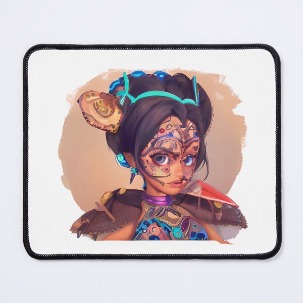 Item preview, Beautiful Cyber Tribal Girl designed and sold by Chubuter.