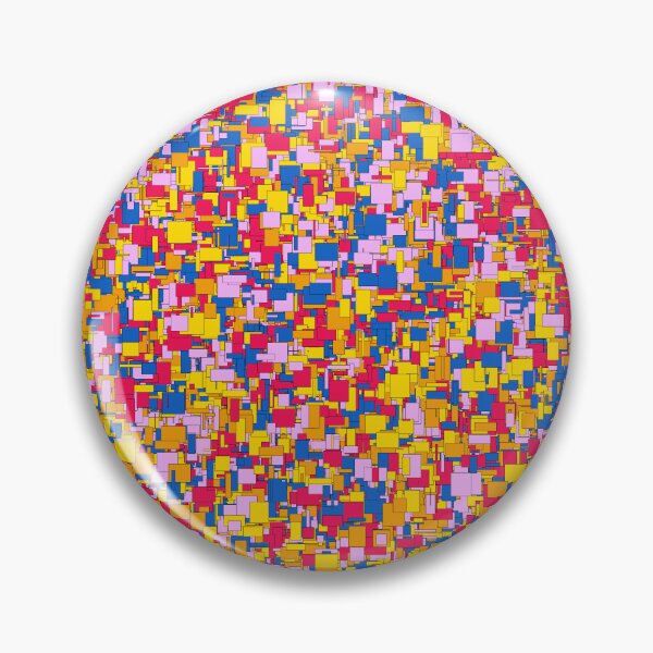 Item preview, Abstract Image with Bright Colored Asymmetrical Rectangles - Vibrant Prints for Accessories, Decor, and Clothes designed and sold by GiveMeMood.