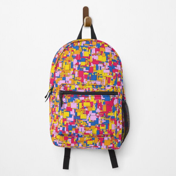 Item preview, Abstract Image with Bright Colored Asymmetrical Rectangles - Vibrant Prints for Accessories, Decor, and Clothes designed and sold by GiveMeMood.